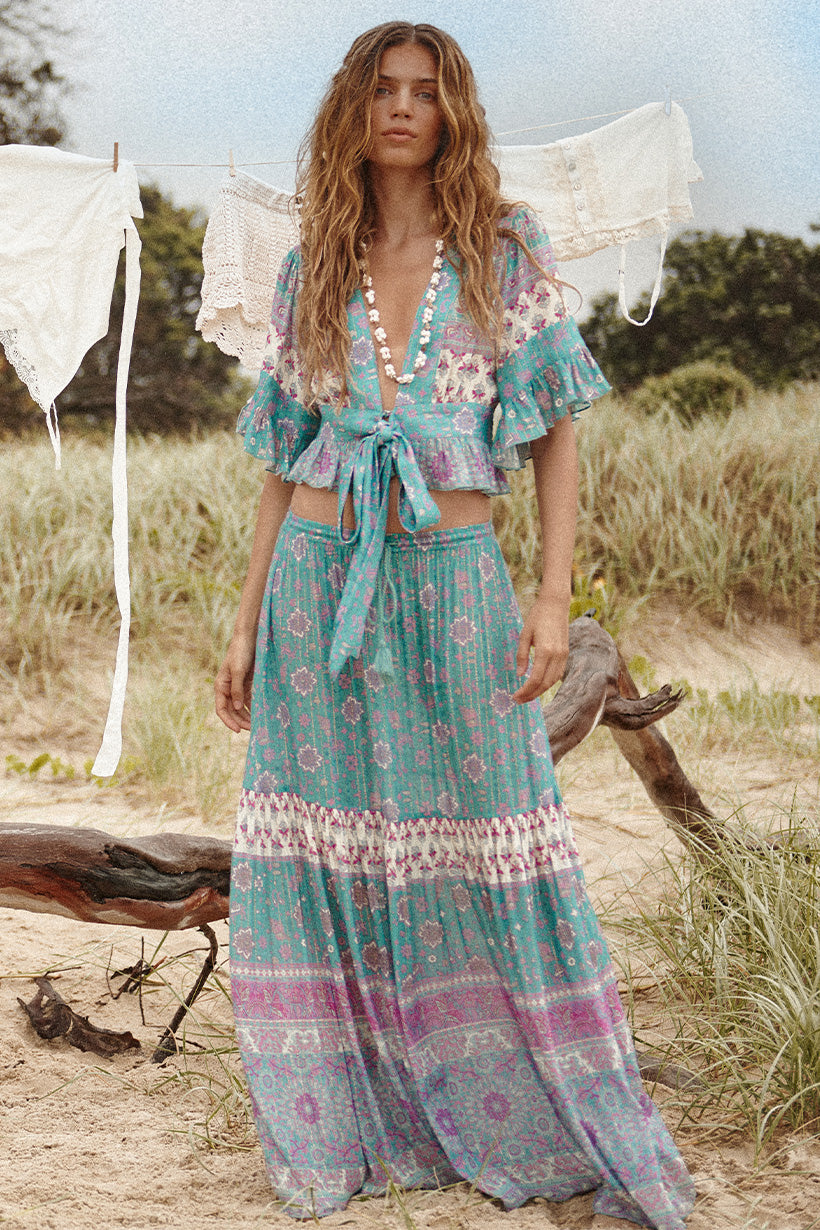 Lovers Beach Maxi Skirt SPELL