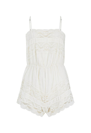Mila Lace Romper