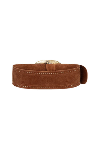 Cabana Studded Suede Belt