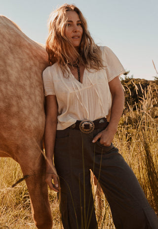 Elsa Cropped Blouse
