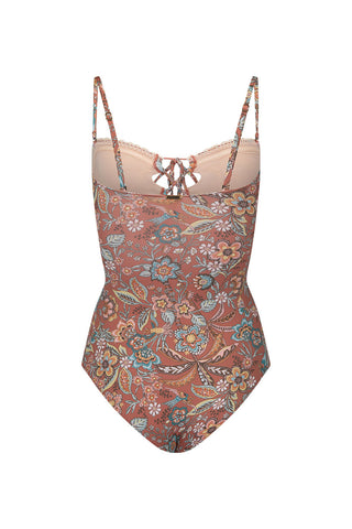 Mojave Lily Lace Up One Piece