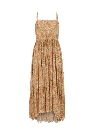 Sunwashed Strappy Midi Dress